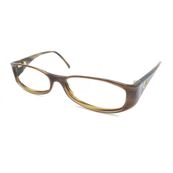 Gucci GG 2511 5T7 Brown Rectangle Eyeglasses Frames 52-15 125 Italy Designer - Picture 8 of 12